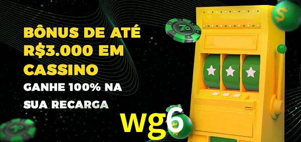 wg6 melhor bônus de depósito